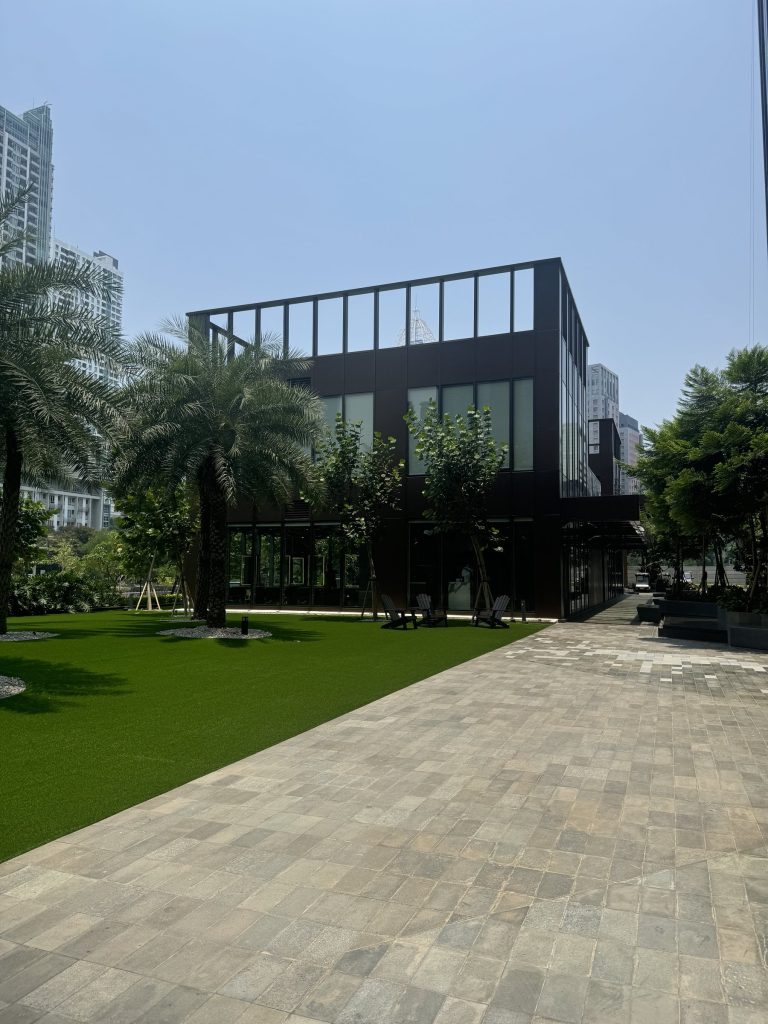 The building exterior